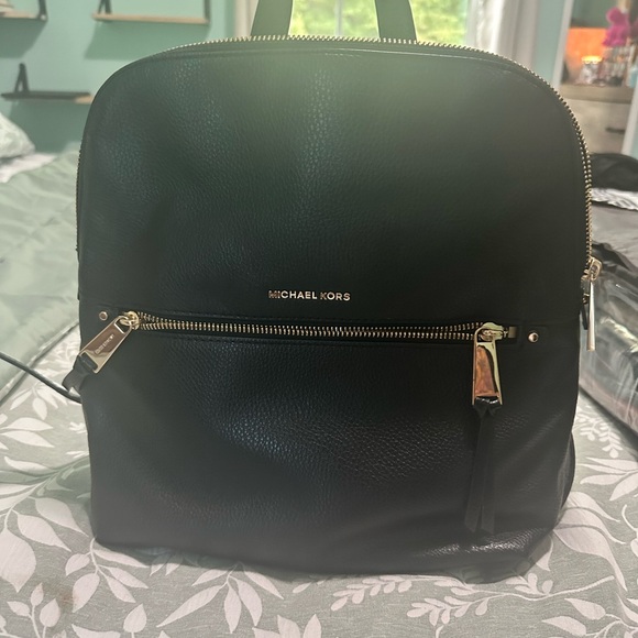 Black Michael Kors Backpack - Picture 4 of 5